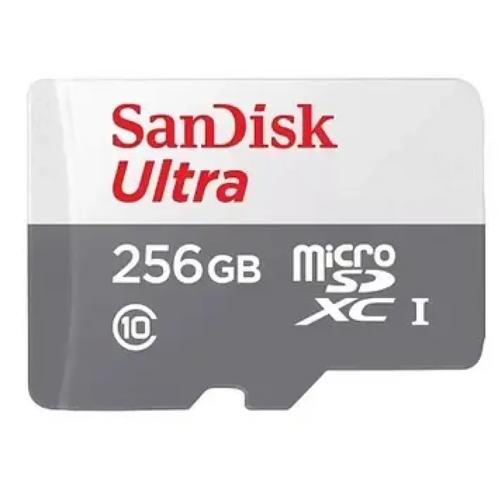 Карта памяти SanDisk Ultra microSDXC 256GB UHS-I, R 100 МБ/с