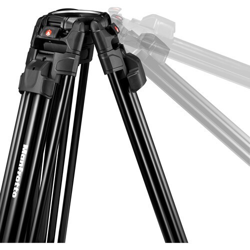 Видеоштатив Manfrotto MVK526TWINFA Fast Twin алюминиевый с головой 526