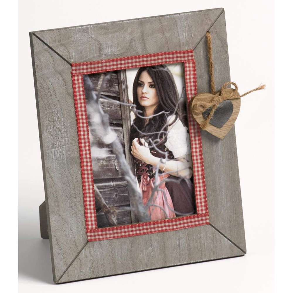 Фоторамка Walther Bavarian 10x15, дерево/стекло, красный (QY 015 R)