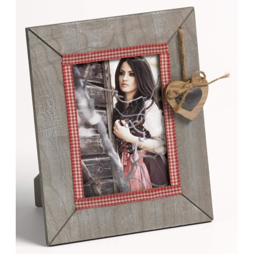 Фоторамка Walther Bavarian 10x15, дерево/стекло, красный (QY 015 R)