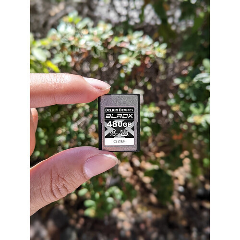 Карта памяти Delkin Black CFexpress 4.0 Type A 480GB VPG200, R/W 1830/1710 МБ/с