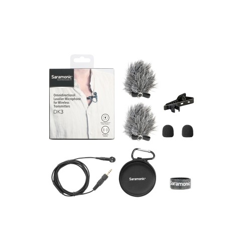 Микрофон петличный Saramonic DK3B 3,5mm TRS для радиосистем Sony