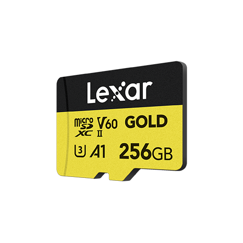 Карта памяти Lexar Professional GOLD microSDXC 256GB UHS-II U3 V60, R/W 280/180 МБ/с