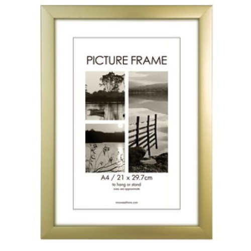 Фоторамка Innova Claremont 21x30, пластик/стекло, золотистый (PI0449)