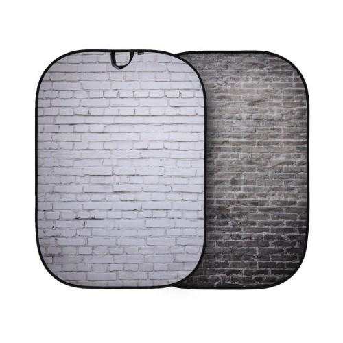 Фон складной Lastolite LL LB5707 Urban белый/серый кирпич (1,5х2,1м)