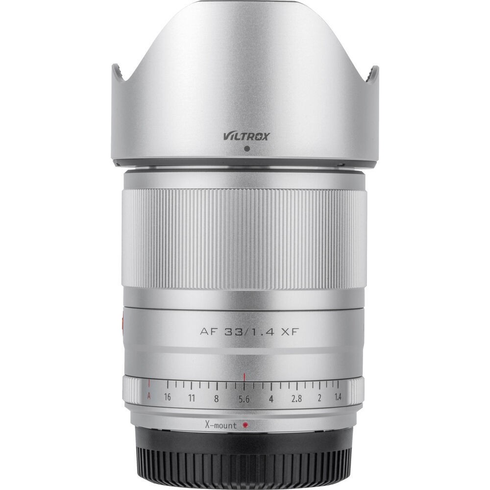 Объектив Viltrox AF 33mm F1.4 XF для Fujifilm X, серебристый