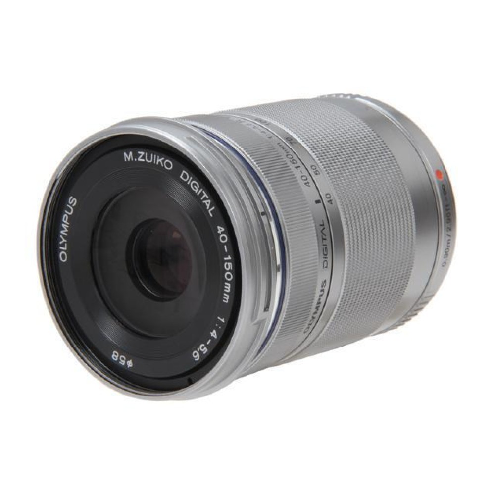 Объектив Olympus M.Zuiko Digital ED 40-150mm F4.0-5.6 R серебристый