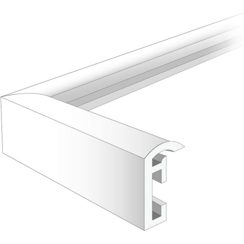 Фоторамка Henzo Napoli 10x15 с паспарту 7х10, пластик/пластик, красный (8051303)