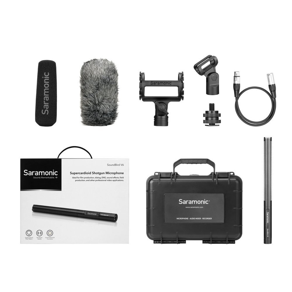 Микрофон Saramonic SoundBird V6 кардиоидный, разъем XLR