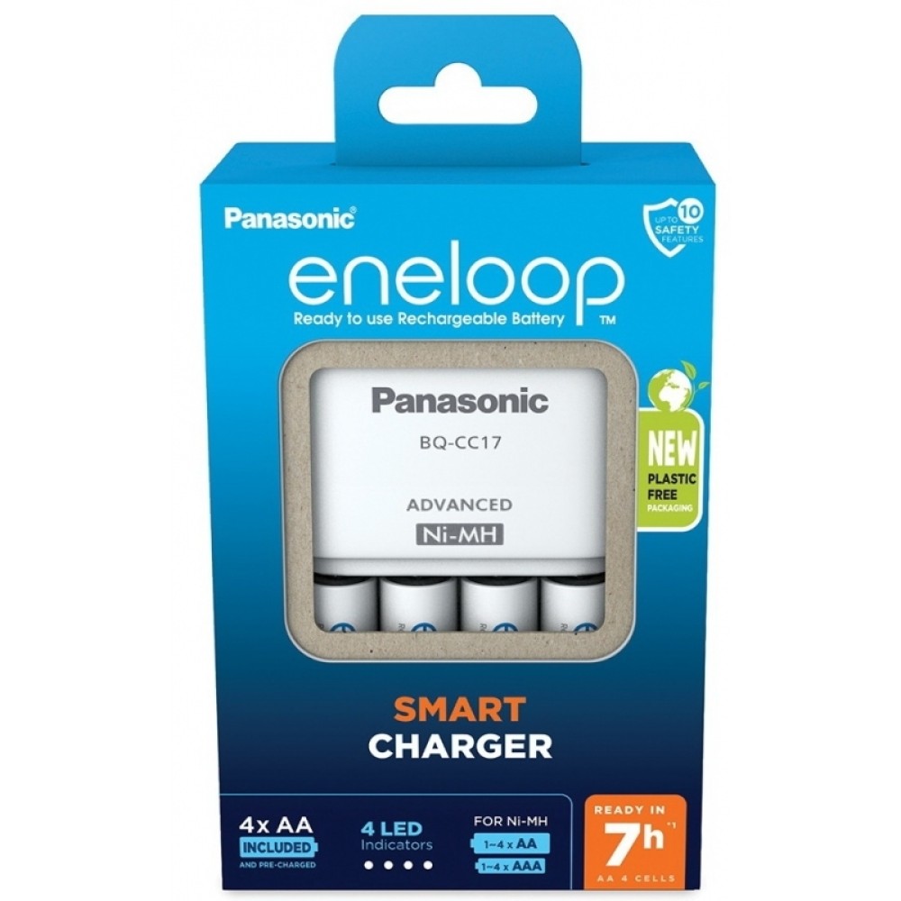 Зарядное устройство Panasonic Eneloop Advanced K-KJ17MCD40E для AA/AAA + 4шт AA 2000 mAh
