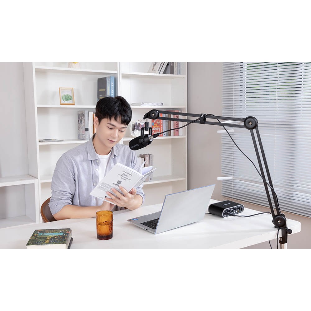 Внешняя звуковая карта Saramonic MV-Mixer вход: 2х XLR / 1/4"; выход: USB-C