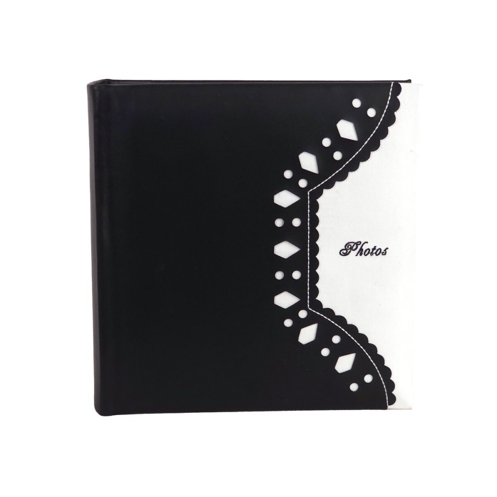 Фотоальбом Image Art серия 055 10x15 на 200 фото, с кармашками, экокожа, черный (ВВМ46200/2)