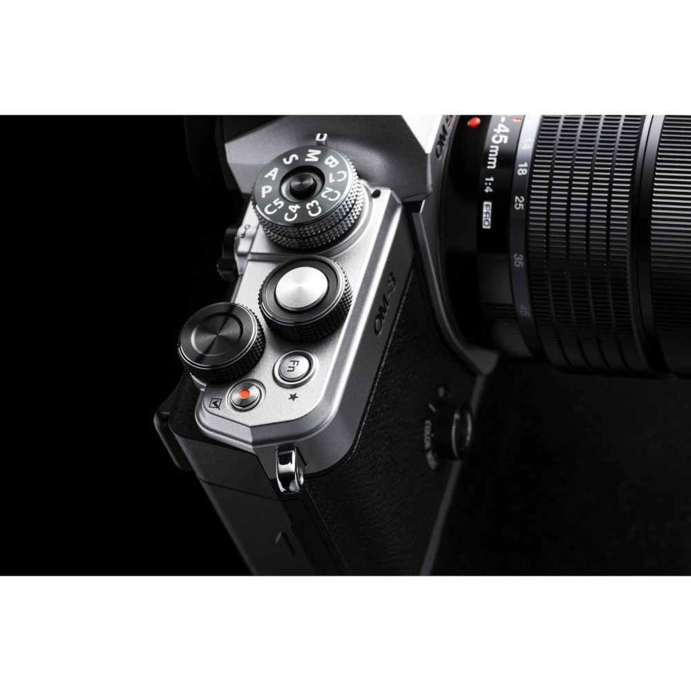 Фотоаппарат OM System OM-3 kit 12_45mm F4 Pro серебристый