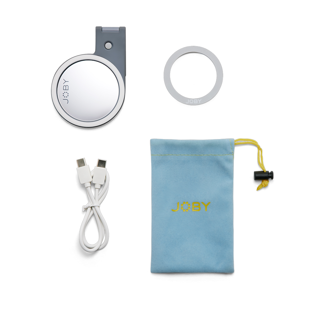 Осветитель светодиодный Joby Beamo Ring Light MagSafe серый