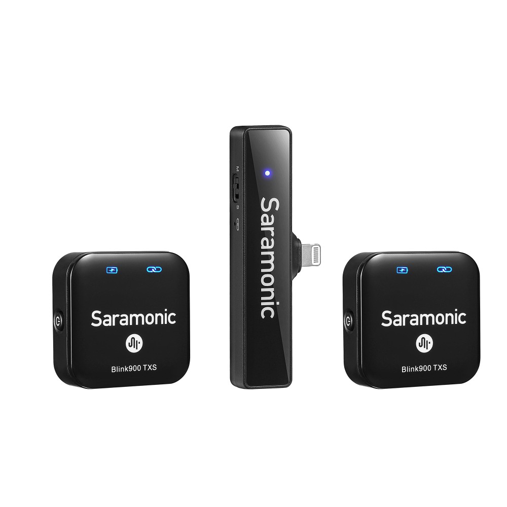 Радиосистема Saramonic Blink900 S4 (TX+TX+RXDi) приемник + 2 передатчика, разъем Lightning