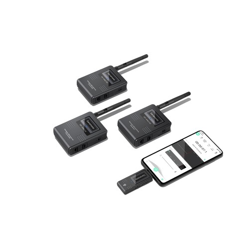 Радиосистема Saramonic SR-WM2100X 2 приемника + 2 передатчика, 2,4ГГц, разъем 3,5 мм, USB/Type-C