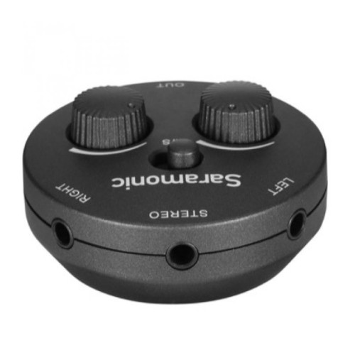 Микшер Saramonic AX1 2-канальный 3,5 мм, вход: 2х 3,5 мм