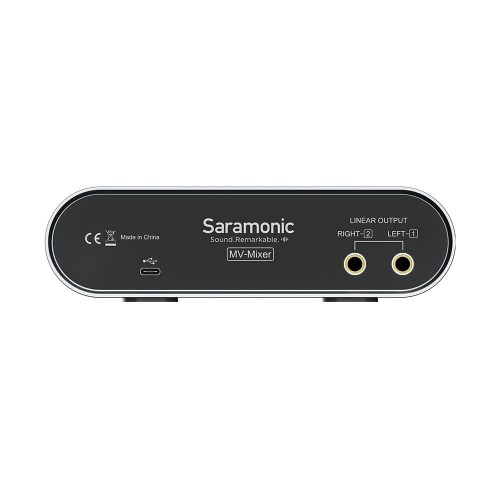 Внешняя звуковая карта Saramonic MV-Mixer вход: 2х XLR / 1/4"; выход: USB-C