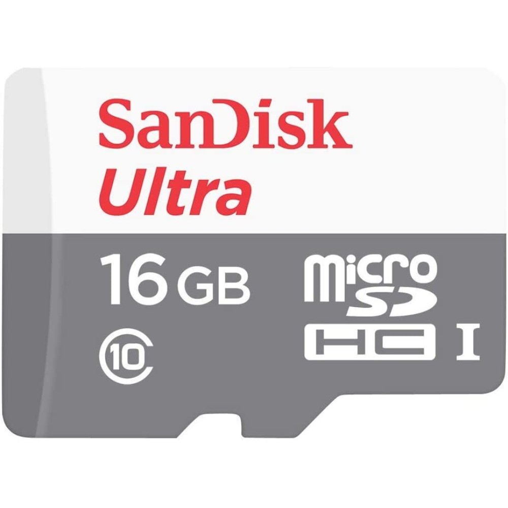 Карта памяти SanDisk Ultra microSDHC 16GB UHS-I, R 80 МБ/с