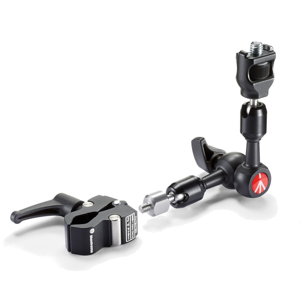 Кронштейн шарнирный Manfrotto 244MICROKIT Micro Arm с блокировкой вращения и зажимом Nano Clamp