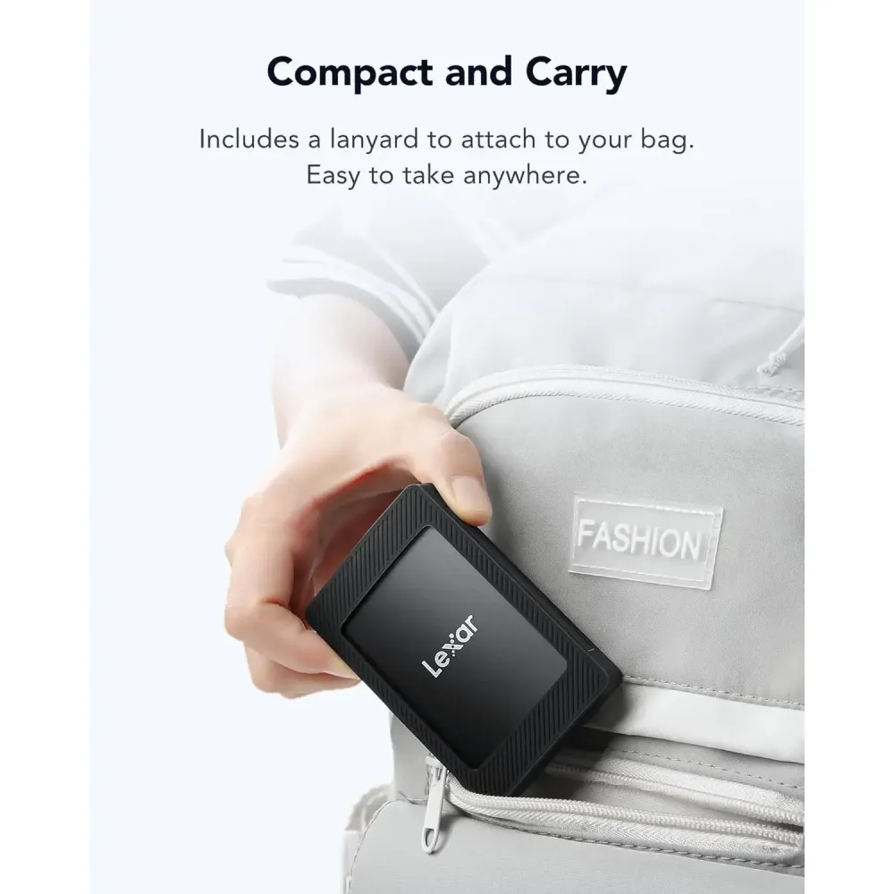 Внешний накопитель Lexar SL500 Portable SSD Magnetic Set USB 3.2 Gen 2x2 4TB, R/W 2000/1800 МБ/с