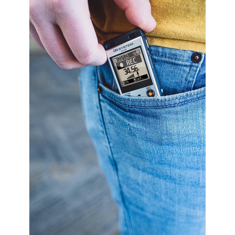 Диктофон OM System WS-882 (4GB) стерео серебристый (как новый)