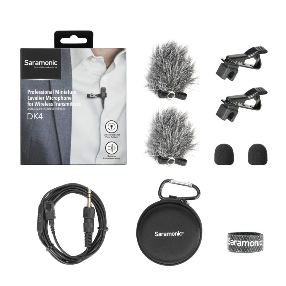 Микрофон петличный Saramonic DK4D TA5F mini XLR 5-PIN для радиосистем Lectrosonics