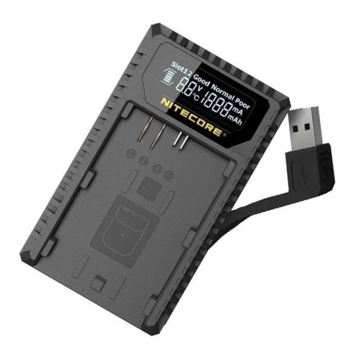 Зарядное устройство Nitecore UCN1 Dual Slot USB Charger для аккумуляторов LP-E6N/NH и LP-E8