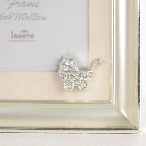 Фоторамка Innova Baby Treasures 10x15, металл/стекло, золотистый (PM7899)