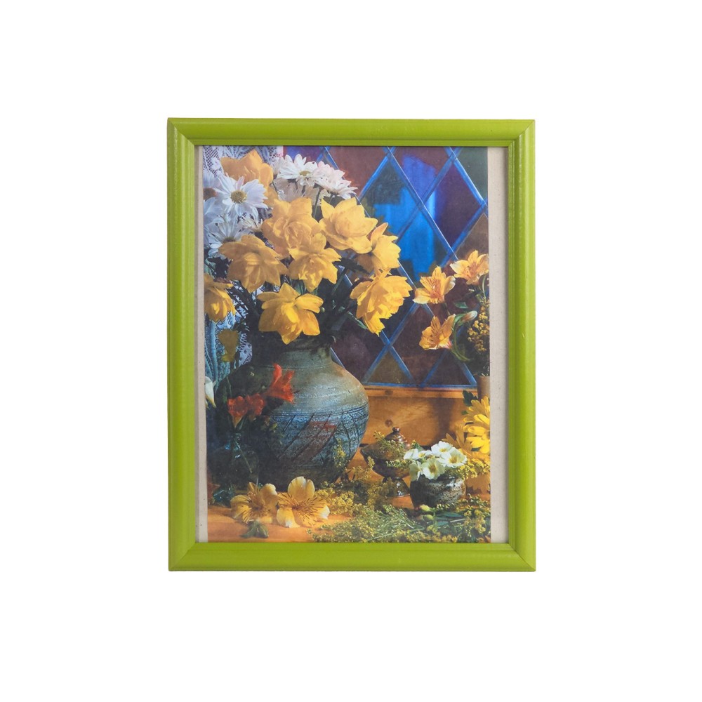 Фоторамка 24x30, дерево/стекло, фисташковый (802140)