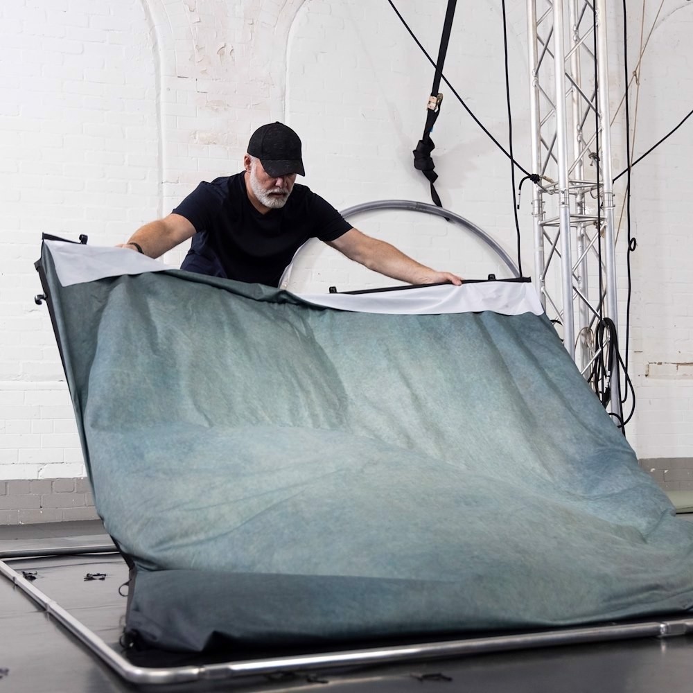 Фон тканевый Lastolite LL LB7932 EzyFrame Vintage Sage (2x2,3 м) на раме