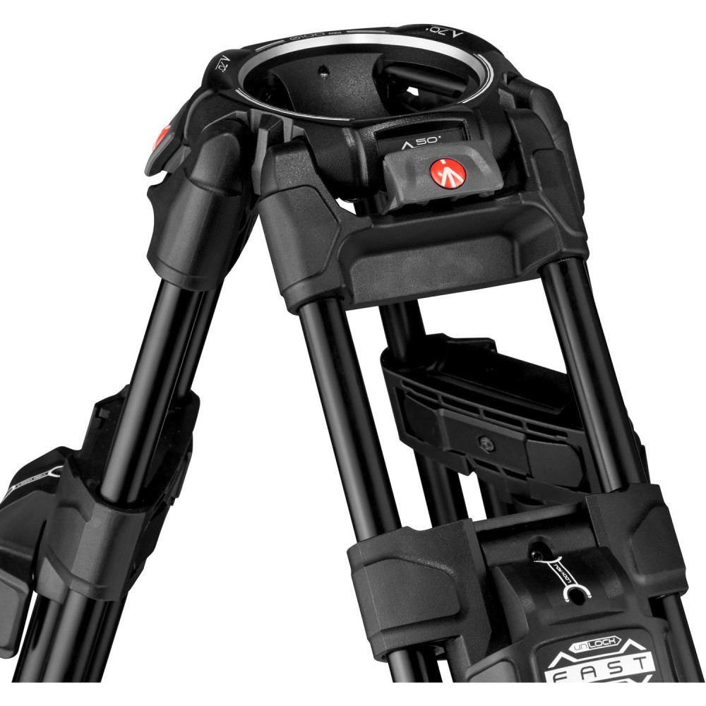 Видеоштатив Manfrotto MVK504XTWINFA голова 504X, штатив 645 Fast + монопод MVMXPROA4