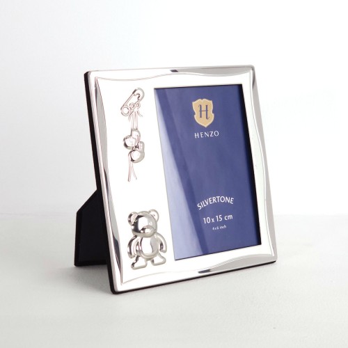 Фоторамка Henzo Babyframe 10x15, металл/пластик, серебристый (8083215)