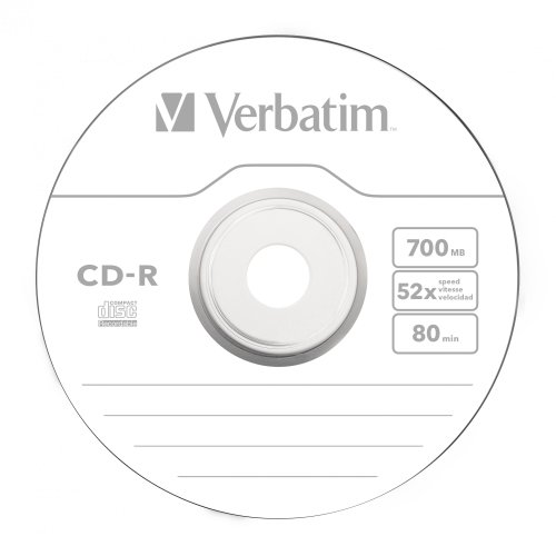 Оптический диск Verbatim CD-R 700MB 52X Extra Protection, Spindle, 50 шт