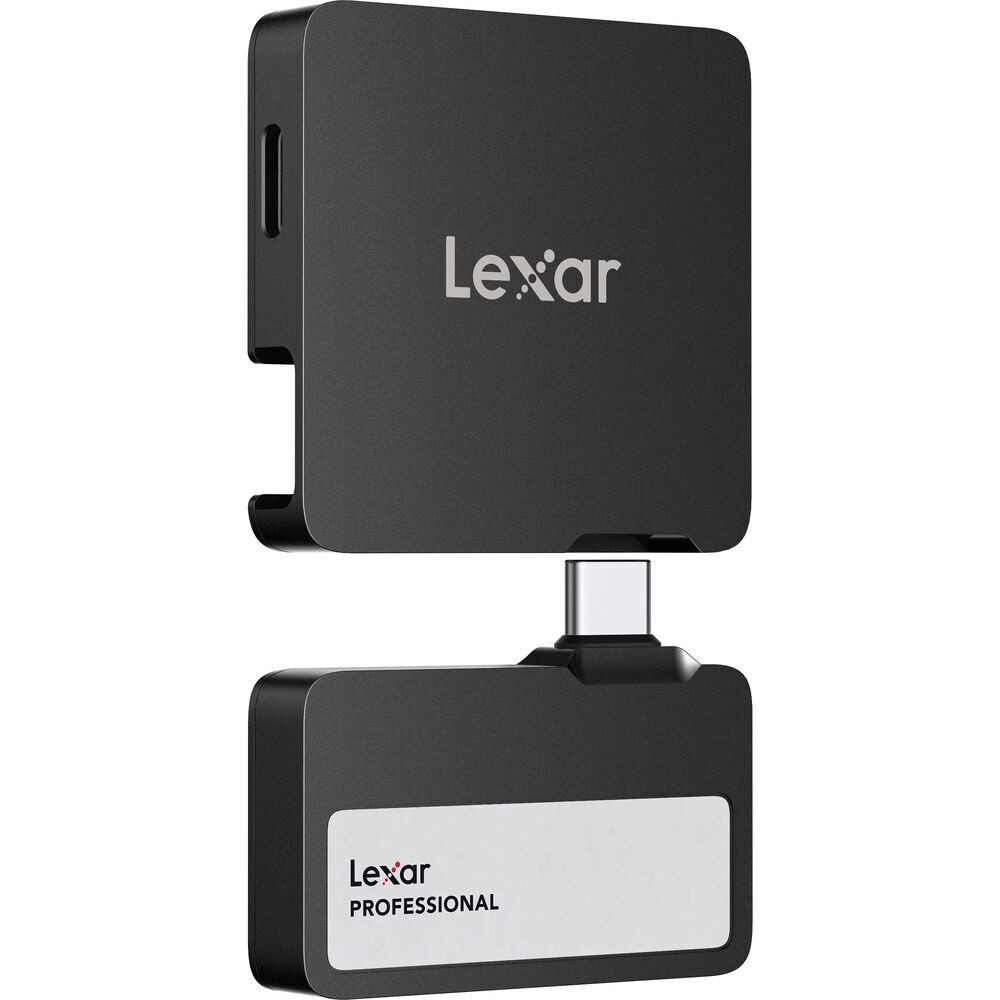 Внешний накопитель Lexar Professional Go Portable SSD 2TB, USB 3.2 Gen2, R/W 1050/1000 МБ/с с хабом