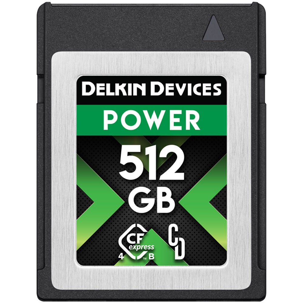 Карта памяти Delkin Devices Power CFexpress Type B 512GB 4.0, R/W 3650/3240 МБ/с