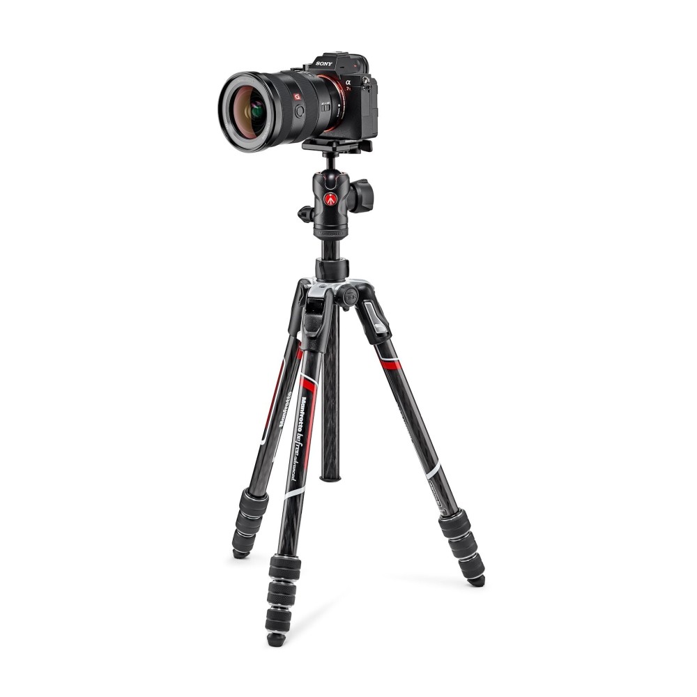 Штатив с головкой Manfrotto Befree Advanced Travel Twist Carbon