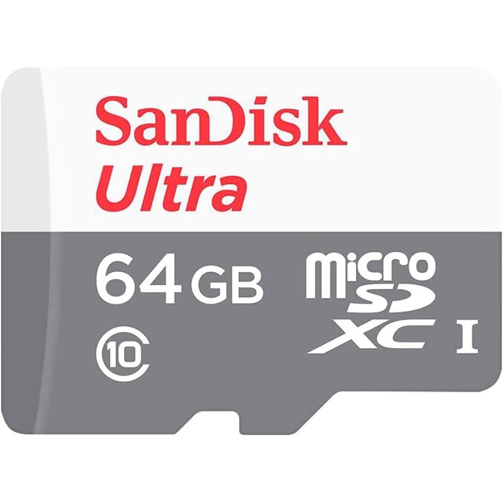 Карта памяти SanDisk Ultra microSDXC 64GB UHS-I, R 100 МБ/с