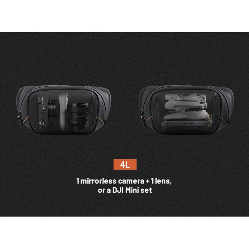 Сумка PGYTECH OneGo Solo V2 4L, цвет Obsidian