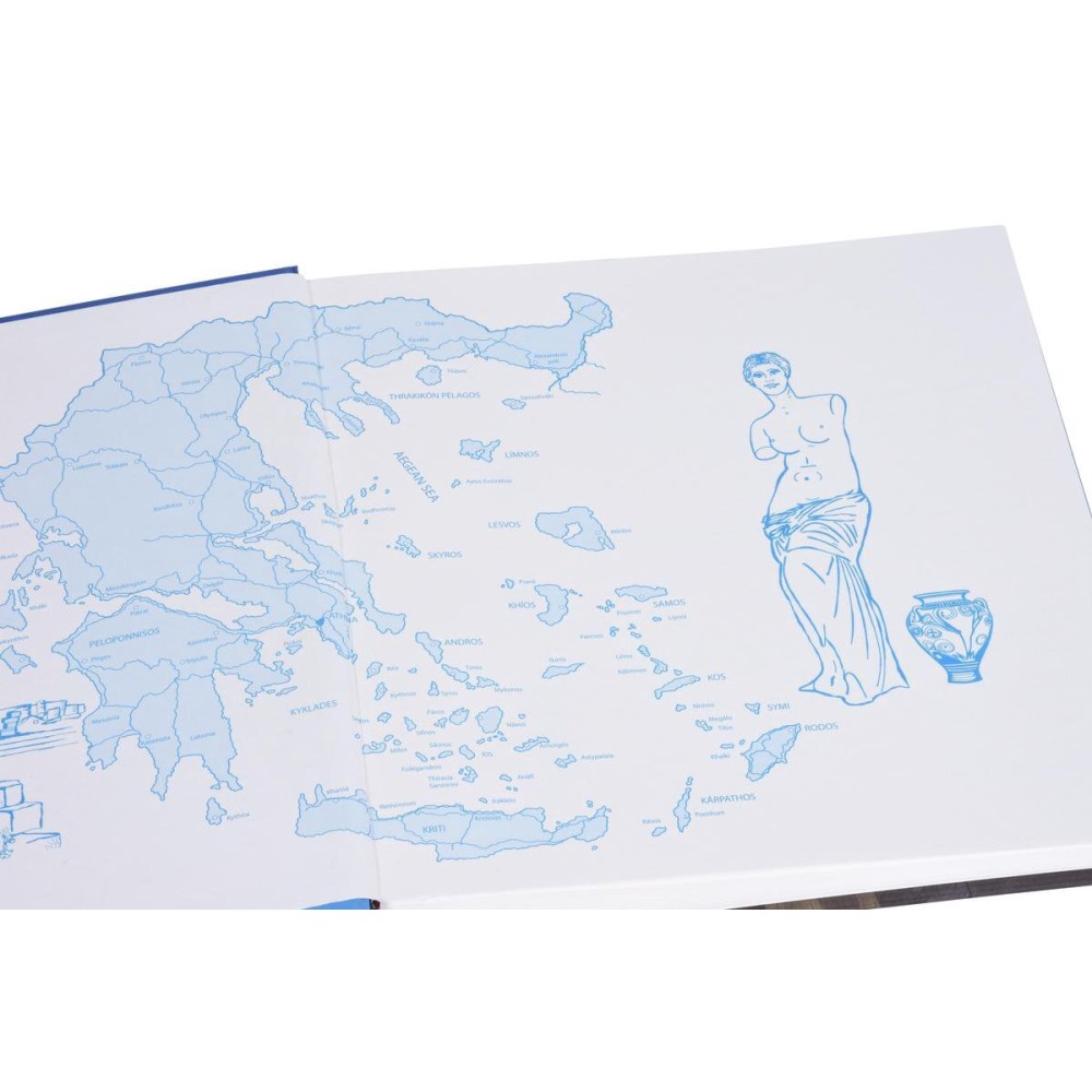 Фотоальбом Henzo Греция 28х30 на 60 стр., картон, синий (11.156.07)