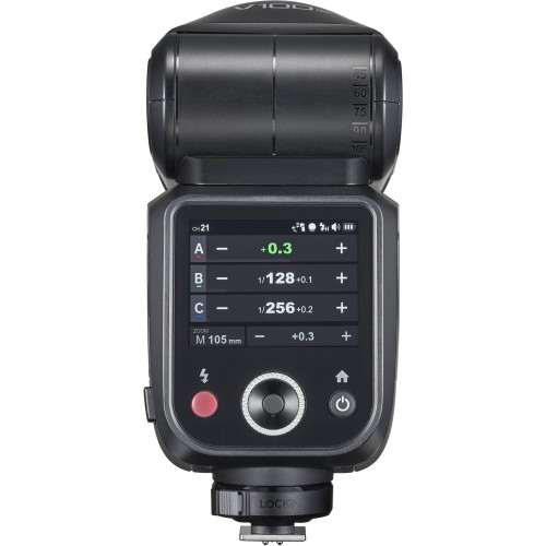 Вспышка накамерная Godox V100C TTL с круглой головкой для Canon
