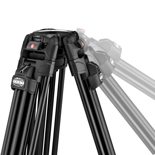 Видеоштатив Manfrotto MVK504XTWINMA голова 504X, штатив Twin алюминиевый