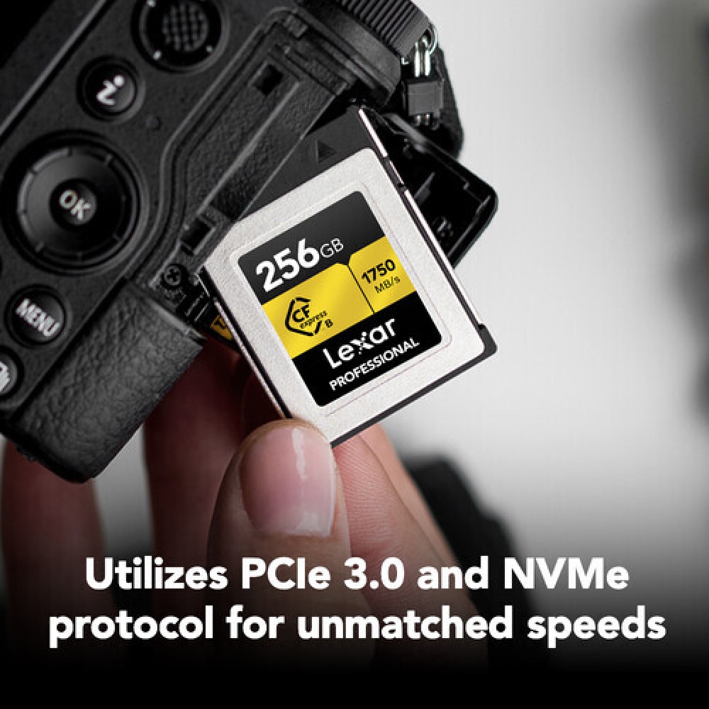Карта памяти Lexar Professional Gold CFexpress Type B 256GB, R/W 1750/1500 МБ/с