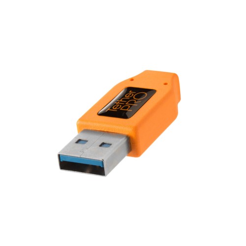 Кабель Tether Tools TetherPro USB 3.0 to USB-C 4.6m Orange [CUC3215-ORG]