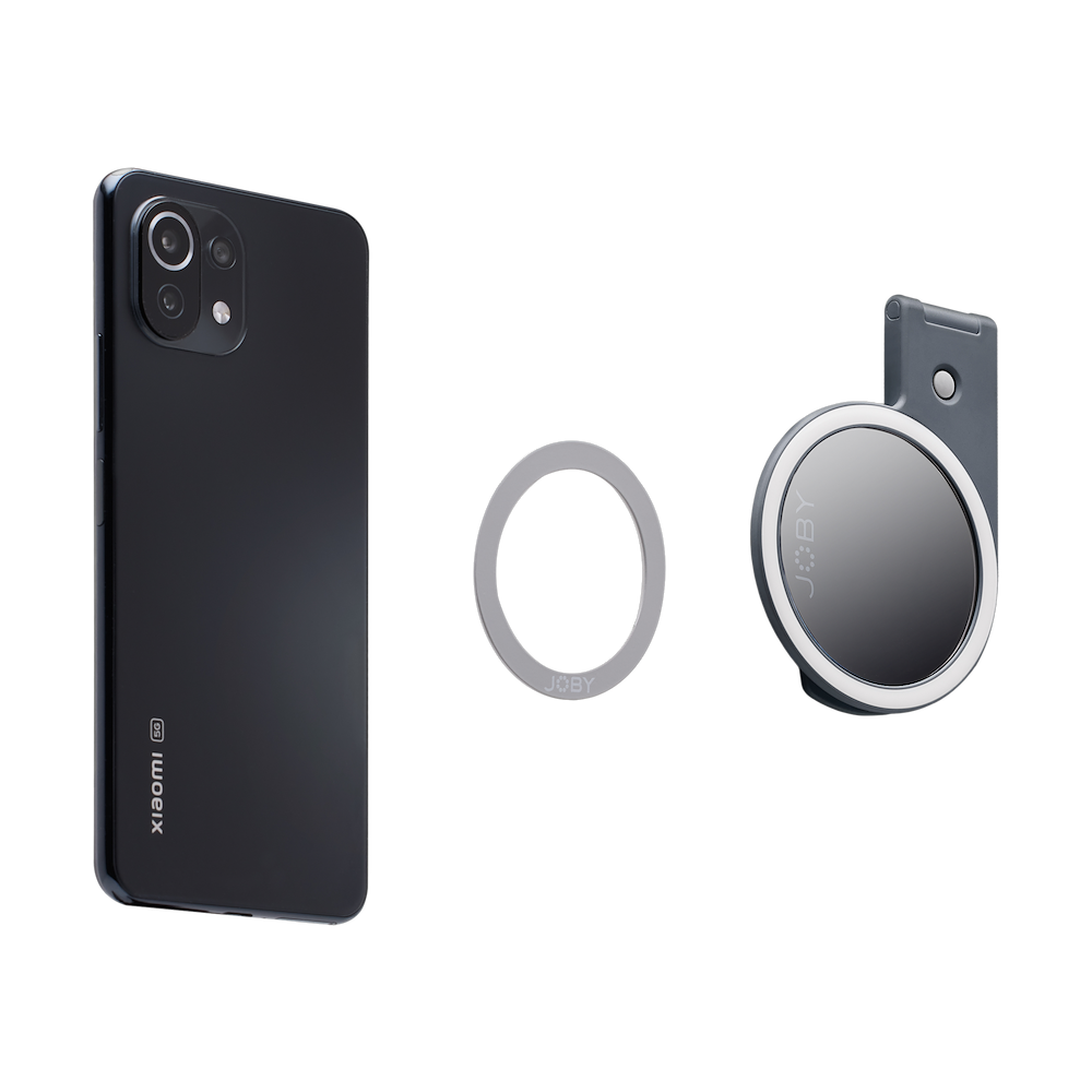 Осветитель светодиодный Joby Beamo Ring Light MagSafe серый